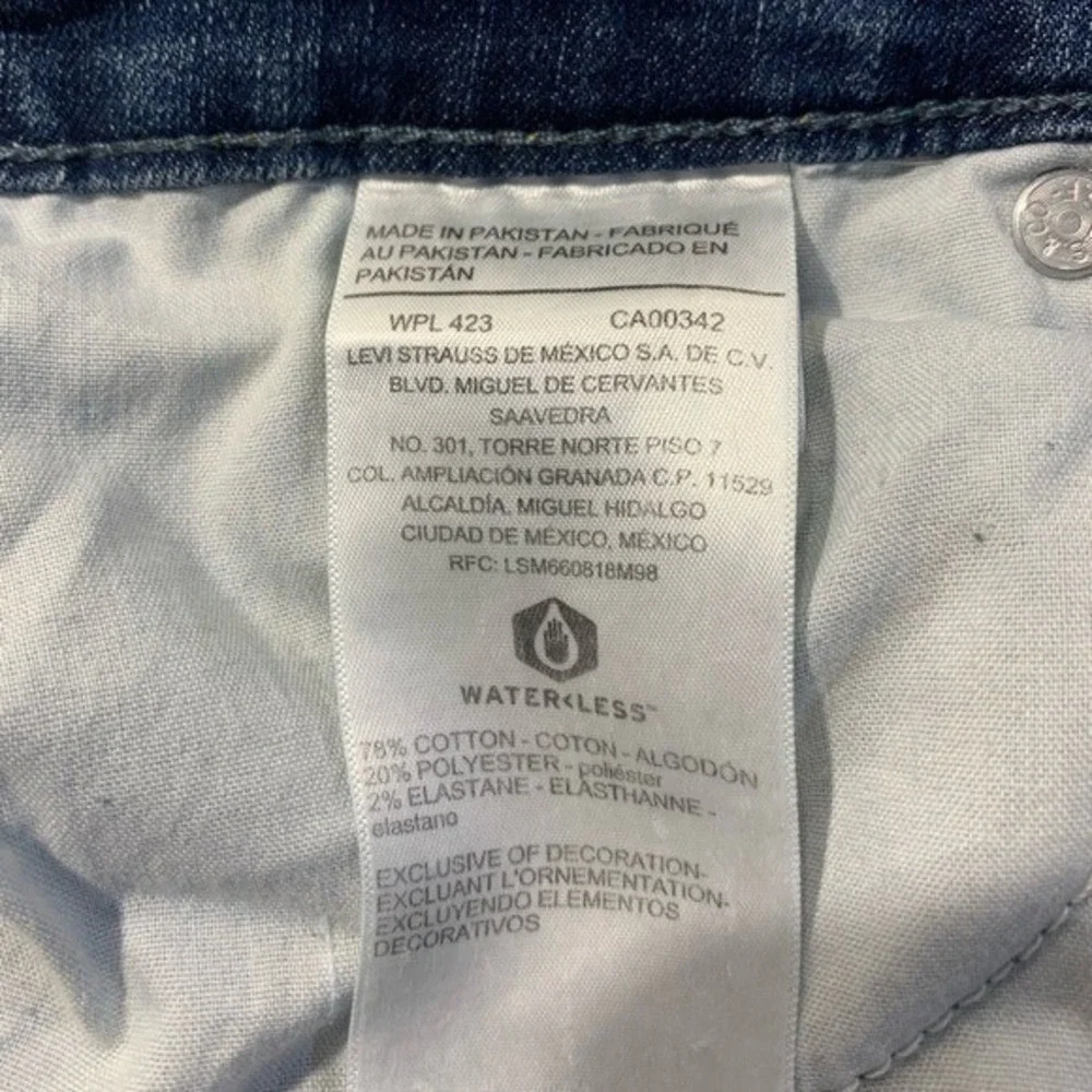 Signature by Levi Strauss Gold Mid Rise Straight Leg Denim Jeans Men 16M W33 L32